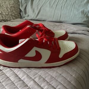 Nike Red and White dunks